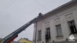 В Костроме сотрудники МЧС провели тактические учения в здании областного колледжа культуры