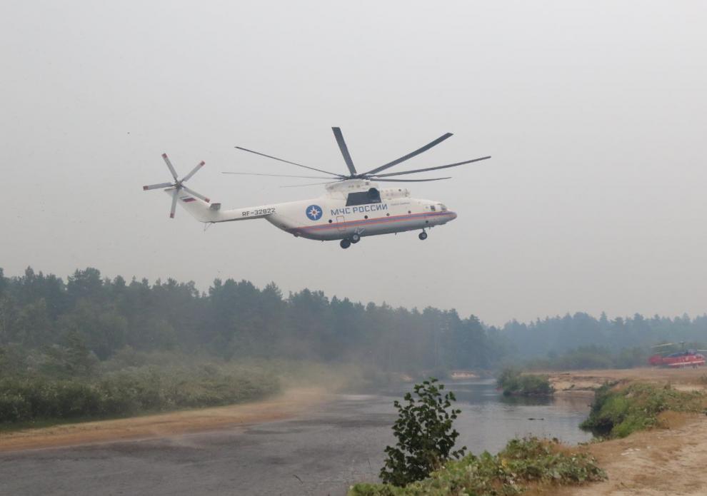 В России разработан комплекс для тушения лесных пожаров с вертолета