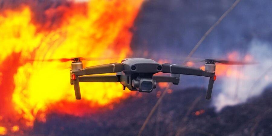 В Уфимском нефтяном техническом госуниверситете разработали технологию тушения пожаров с помощью беспилотников