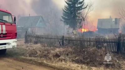 Из-за пожаров в Братском районе Иркутской области объявили режим чрезвычайной ситуации регионального значения