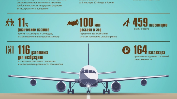 Угроза транспортной безопасности: авиадебошир