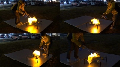 Южнокорейский противопожарный дрон успешно прошел испытания