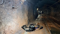 На Яковлевском ГОКе испытали дрон для 3D-обследования шахтных выработок