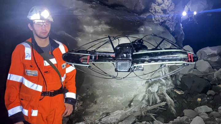 «Норникель» внедряет инновационное решение: дрон, не требующий GPS для навигации в шахтах