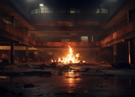 В Новосибирске следователи СК проверят исправность сигнализации в колледже после пожара