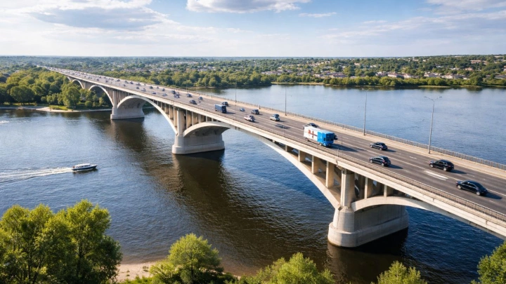 78,4 млн рублей выделили на оснащение моста через реку Косьва в Пермском крае средствами охраны