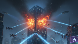 В Китае разработаны роевые дроны для борьбы с огнем в труднодоступных местах