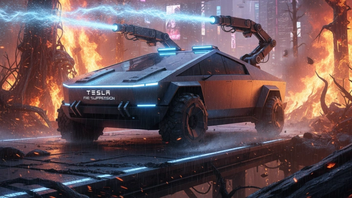 В США лесные пожары впервые будет тушить Tesla