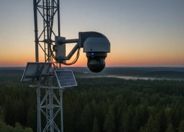 32 видеокамеры с ИИ закупят в Приморье для отслеживания лесных пожаров