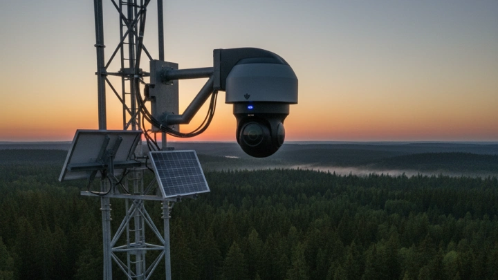 32 видеокамеры с ИИ закупят в Приморье для отслеживания лесных пожаров