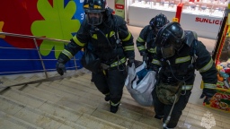 В брянском ТРЦ прошли пожарные учения