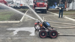 МЧС использовало робототехнику во время учений на территории режимного объекта