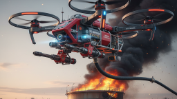 В Свердловской области прошли испытания нового пожарного дрона