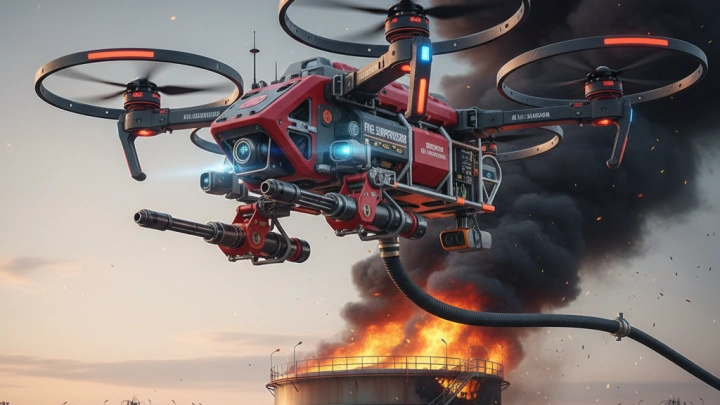 В Свердловской области прошли испытания нового пожарного дрона