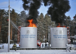 Студенты Уральского института МЧС РФ приняли участие в ведомственных учениях