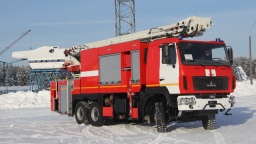 «Пожснаб» разработал новую модель высотного пеноподъемника