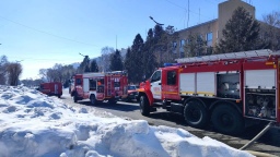 Ликвидирован пожар в торговом центре Благовещенска Амурской области