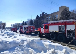 Ликвидирован пожар в торговом центре Благовещенска Амурской области