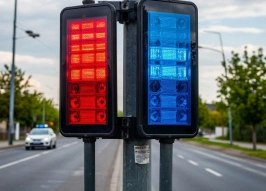 В Улан-Удэ на трех улицах установили световые имитаторы патрульных машин для снижения аварийности