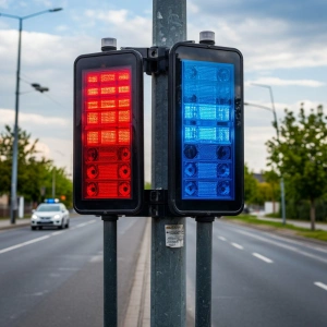 В Улан-Удэ на трех улицах установили световые имитаторы патрульных машин для снижения аварийности