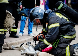 В Смоленске прошли пожарно-тактические учения в здании Камерного театра