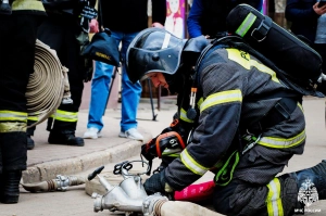 В Смоленске прошли пожарно-тактические учения в здании Камерного театра