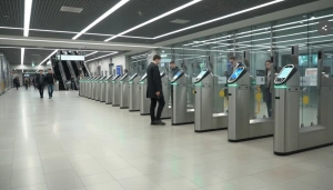На Московских центральных диаметрах (МЦД-2 и МЦД-4) начали тестировать инновационные турникеты