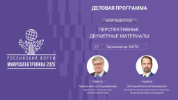 В центре внимания – двумерные материалы для микроэлектроники