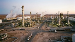 В Амурской области произошел пожар на газохимическом комплексе