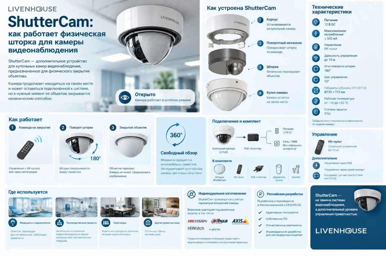 ShutterCam: как обеспечить приватность, не отключая систему видеонаблюдения
