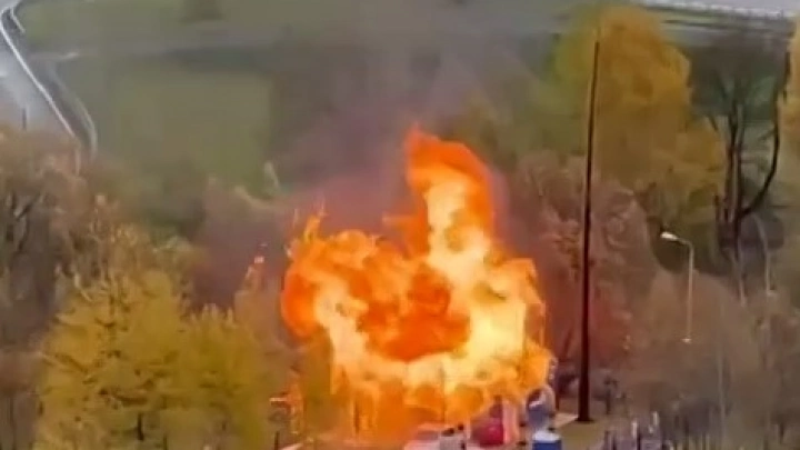 В Москве произошёл взрыв на газовой подстанции