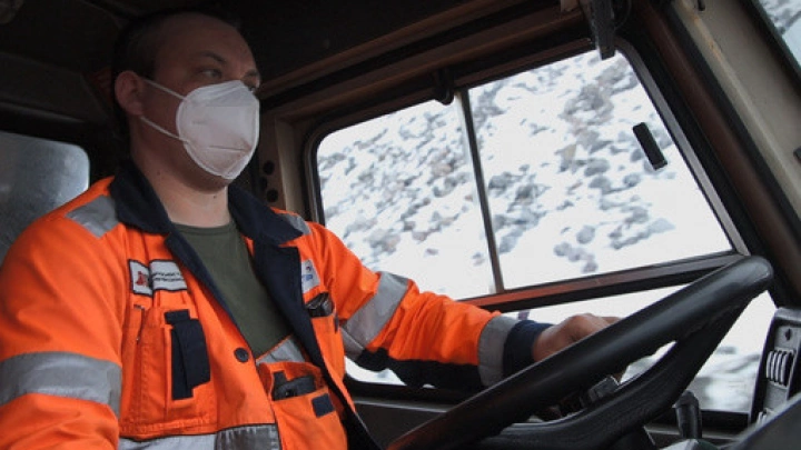 На Оленегорском ГОКе тестируют систему контроля усталости водителей большегрузных самосвалов