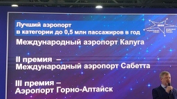 Международный аэропорт Калуга стал Лучшим аэропортом России 2021 года в категории до 0,5 млн пассажиров