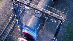 На железнодорожной станции Красноярск-Восточный подвижной состав обследуют с помощью машинного зрения