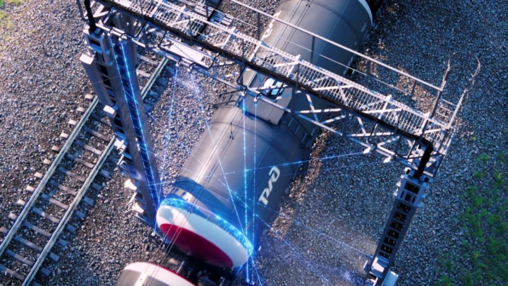 На железнодорожной станции Красноярск-Восточный подвижной состав обследуют с помощью машинного зрения