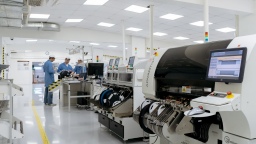 Промышленный софт, зенитные прожекторы и робот–канатоход: что резиденты «Сколково» привезли на «Иннопром – 2023»