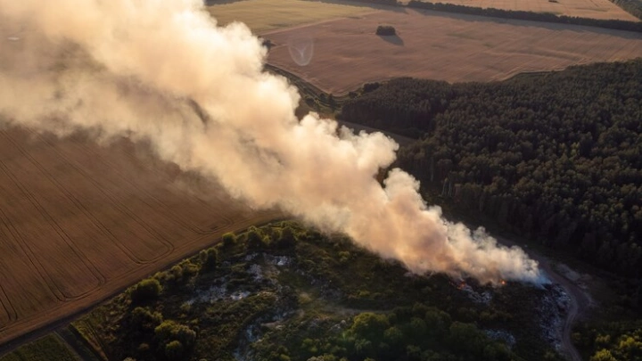 98% лесных пожаров помогли потушить дроны в Удмуртии в первые сутки после возгорания
