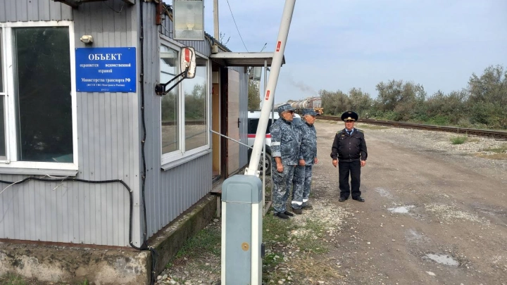 Объект морского транспорта взят под охрану Краснодарским филиалом ФГУП «УВО Минтранса России»