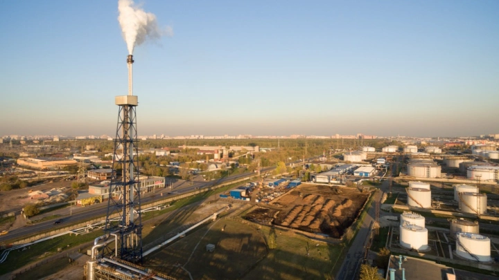 Самарский НПЗ защитили сетевыми конструкциями от атак беспилотников