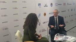 На Международной выставке Sfitex 2025 в Санкт-Петербурге второй день идет серия записи интервью со спикерами