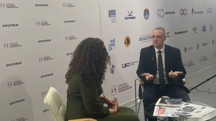 На Международной выставке Sfitex 2025 в Санкт-Петербурге второй день идет серия записи интервью со спикерами