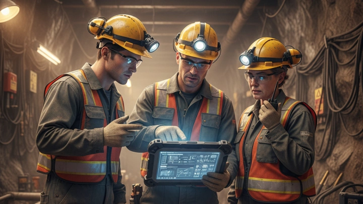Цифровые планшеты на руднике «Скалистый»: Норникель внедряет новый стандарт безопасности горных работ