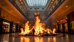 После пожара в ТРЦ «Оазис Плаза» прокуратура проверит соблюдение требований пожарной безопасности