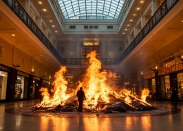 После пожара в ТРЦ «Оазис Плаза» прокуратура проверит соблюдение требований пожарной безопасности