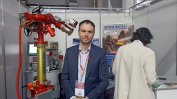 «Пожтехспас» на Securika Moscow 2026 представил роботизированную установку пожаротушения для защиты нефтебаз и ангаров