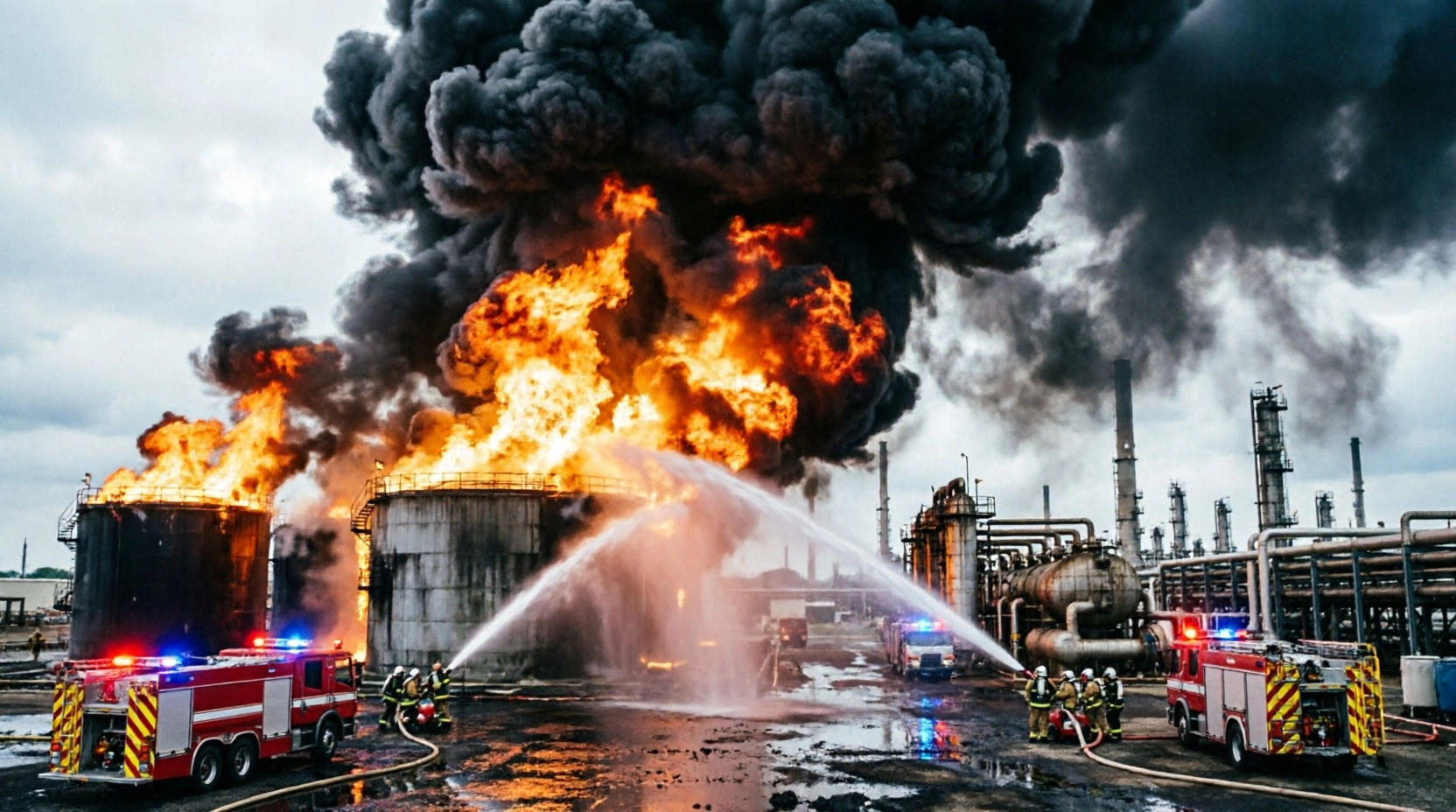 Пожар на объекте «Транснефти» произошел при зачистке выведенного из эксплуатации резервуара