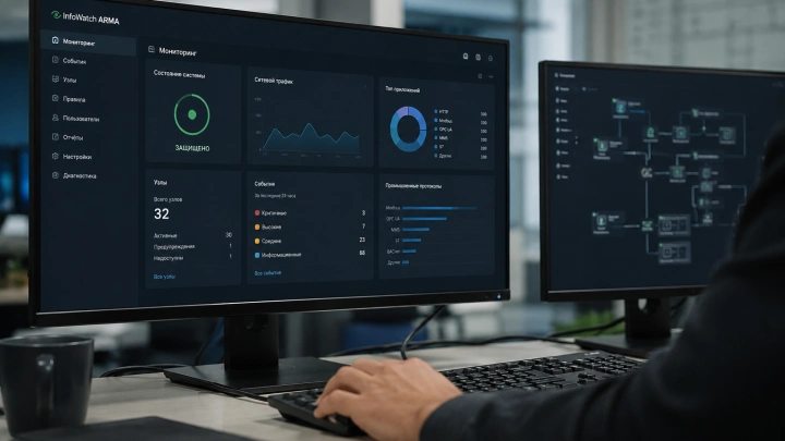 InfoWatch Arma объединила защиту офисных сетей и промышленного производства