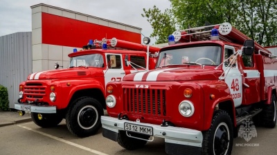 На стройплощадке в Москве потушили возгорание на складе отделочных материалов