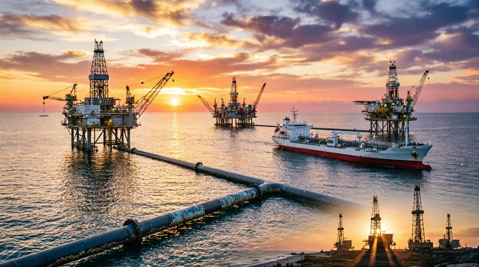 Защиту нефтегазовой инфраструктуры в Каспийском море от атак БПЛА усилят