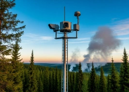 В Красноярском крае сеть «Лесохранитель» пополнили 11 камер кругового обзора